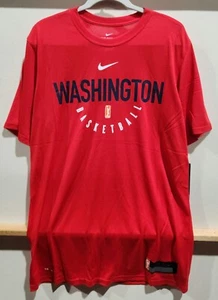 Camisas rojas de baloncesto Nike Dri-Fit Washington para hombre talla L-alto - Imagen 1 de 6