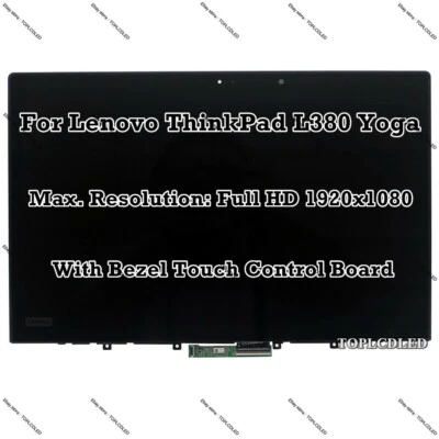 13" IPS FHD LCD LED Display Touch Screen assembly for Lenovo ThinkPad L380 Yoga - Image 1 of 4