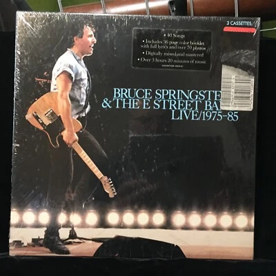 BRUCE SPRINGSTEEN - Live/1975-85 - 3 Cassette Box Set - SEALED - Image 1 of 4