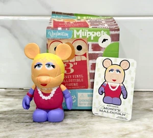 NIB MISS PIGGY MUPPETS SERIES 1 DISNEY VINYLMATION 3" FIGURE ORIGINAL BOX & CARD - Picture 1 of 14