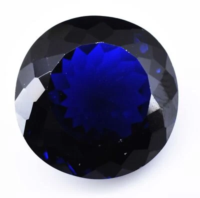 D' Block Natural Tanzanite 19.40 Ct Blue Round Cut Certified Loose Gemstone - Image 1 of 4