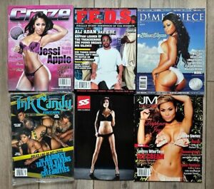 Vintage VIXENS Mixed Magazine Lot (6) INK CANDY Blac Chyna JESSI APPLE SS Calend