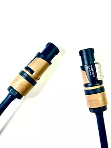 Cavo altoparlante Speakon Pro 12AWG 4 piedi con Neutrik NL2FXX costruito su misura - Foto 1 di 1