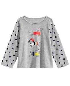 First Impressions Baby Girls Dog Graphic T-Shirt - Picture 1 of 2