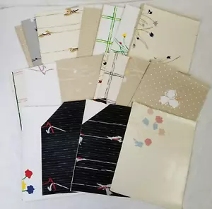 Vintage Tapete Musterblätter Menge 26 1980er Jahre Ephemera Sammelalbum Handwerk 1985 - Bild 1 von 12