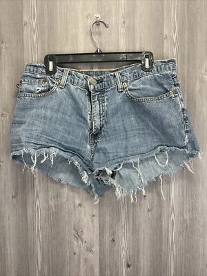 Vintage Ralph Lauren Polo Jeans Co Cut Off Shorts Women’s Size 10X1 Light Wash - Image 1 of 4