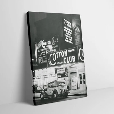 Cotton Club New York 1930's Prohibition Era Music Club Canvas Wrap Art Print - Image 1 of 4