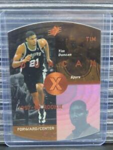 1997-98 Upper Deck SPX Tim Duncan Gold Die-Cut Rookie RC #37 Spurs