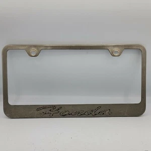 Honda Logo Metal Silver Car License Plate Frame Holder Accord Prelude Civic - Picture 1 of 2