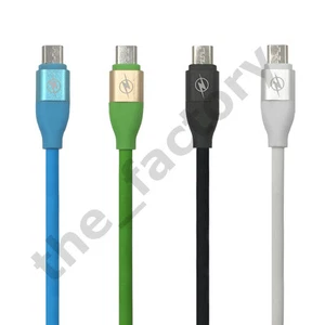 Short Flexible Rubber Micro USB Cable 20cm Fast Charging For Samsung LG Sony HTC - Picture 1 of 5