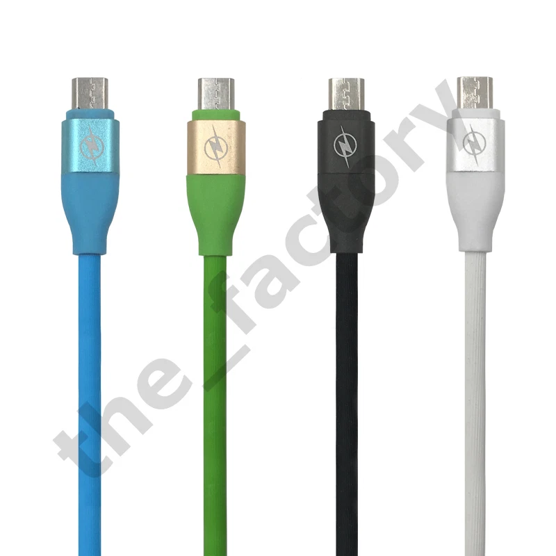 Short Flexible Rubber Micro USB Cable 20cm Fast Charging For Samsung LG Sony HTC - Image 1 of 1