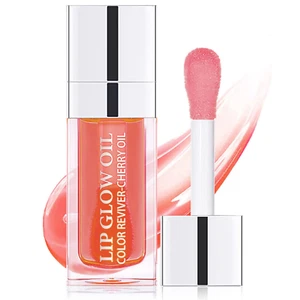 Lip Oil Hydrating Tinted Lip Balm, Plump Lip Gloss Lip Care Transparent Toot Lip - Picture 1 of 12