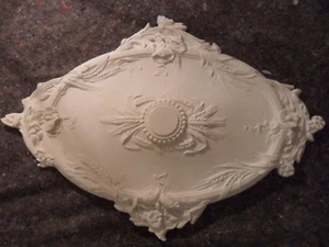 Stuckrosette Stuck, Jugendstil Gipsstuck , nach altem Vorbild, Artikelnr. R08001 - Bild 1 von 10