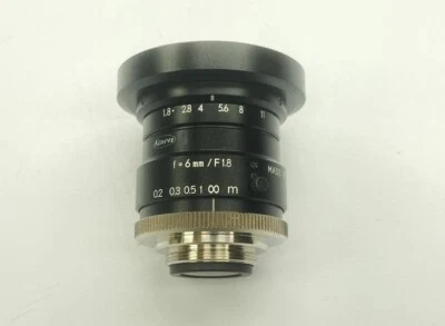 Syoptic KOWA LM6HC 6mm f/1.8-11   1" HC SERIES LENS C-MOUNT CAMERA LENS TV  Cctv - Image 1 of 4