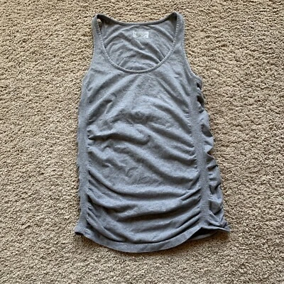 Camisa sin mangas Athleta para mujer pequeña gris pulóver elástica entrenamiento gimnasio Foto 1 de 4