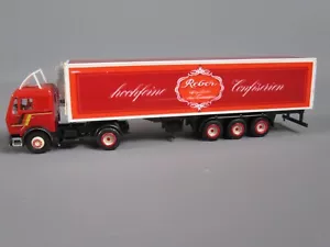 B275 Vintage Herpa Mercedes-Benz NG Camion Frigo Semi Rimorchio Reber Ho 1:87 - Foto 1 di 14