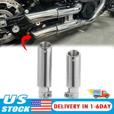 Silenciador de escape Shorty tubo deslizable para Indian Scout Sixty Rogue Bobber 2015-25 Foto 1 de 4
