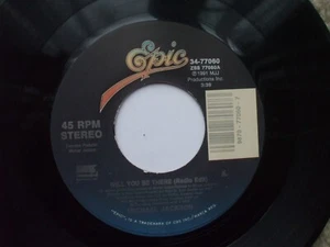 Michael Jackson - Will You Be There - VG+ USA Jukebox 45 - Picture 1 of 2