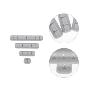 4 Pcs Cord Processor Clamp Wire Holders Desktop Cable Management Clips - Afbeelding 1 van 12