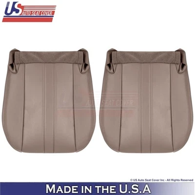 1996-2002 Compatível com GMC Savana Cargo Van Couro Frente Inferior Capas de Assento Neutras - Imagem 1 de 4