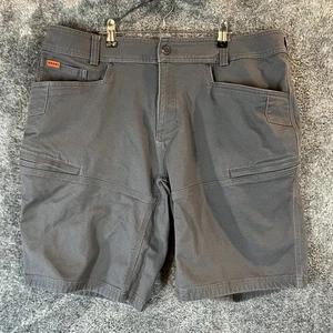 Brunt Shorts Mens 38 Gray Workwear Utility Cargo Outdoor Durable Pockets - Picture 1 of 9
