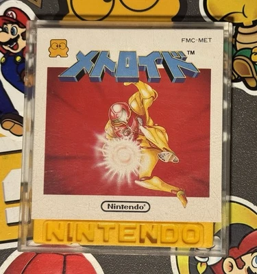 Sistema de disco Metroid Nintendo Famicom importado do Japão vendedor dos EUA TESTADO - Imagem 1 de 4