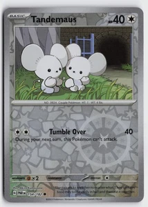 Pokemon Tandemaus 154/182 Reverse Holo Common SV04: Paradox Rift NM - Picture 1 of 2