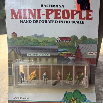 Bachmann HO Scale 3312 Mini-People Sitting Passengers NIP - Image 1 of 3