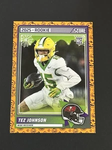 2025 Panini Score-A-Treat Tez Johnson Rookie #24 Tampa Bay Buccaneers RC (Q) - Bild 1 von 2