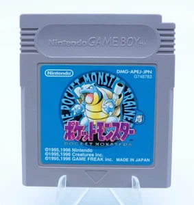 Pokemon Blue Nintendo Game Boy JP Game Region Free (Cart Only) NO US TARIFFS - Picture 1 of 2