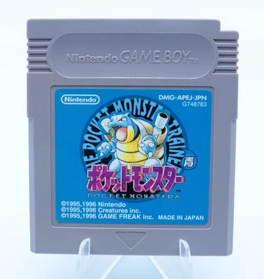 Pokemon Blue Nintendo Game Boy JP Game Region Free (Cart Only) NO US TARIFFS - Image 1 of 2