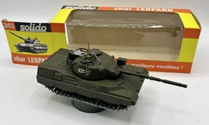 Char/Tank LEOPARD - SOLIDO 243 - 1974-12 - TBE avec boite - Imagen 1 de 6