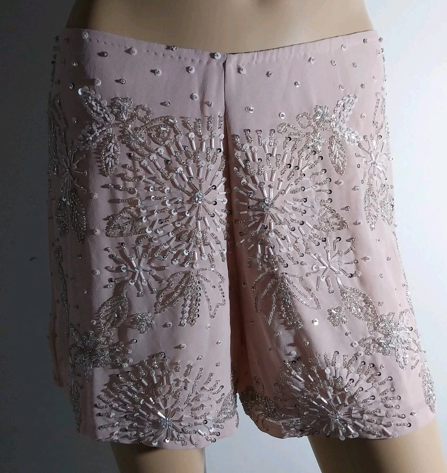 Miss Selfridge Size 12 Petite Shorts PetitesPink Short Shorts RRP £45 - Image 1 of 4