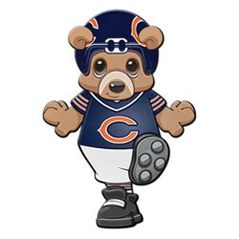 New Chicago Bears 12" Mascot Window Cling NFL Licensed Football Sports Game Day Cover