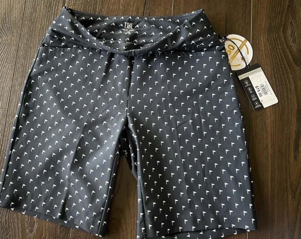 Tail White Label Women Shorts Size 2 Black In for the Win Pull-on Pockets