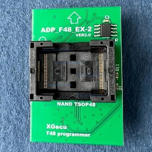 Adaptador F48_EX-2 V2.0 TSOP48-2 para flash NAND solo en programador T48 (TL866-3G) - Imagen 1 de 6