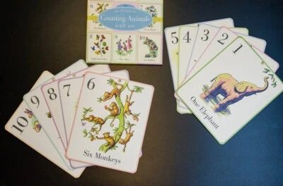 ARTE - IMPRESIONES - cartas eeBoo "1-10 animales contando" 8"x10" Kevin Hawkes Foto 1 de 3