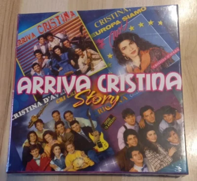 CRISTINA D'AVENA ARRIVA CRISTINA STORY BOX CD RARO SIGLE CARTONI 30 E POI HITS - Image 1 of 2