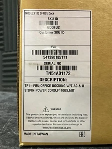 Getac F110 Dock GDOFUS ✅❤️️✅❤️️✅ BRAND NEW! FACTORY SEALED! ✅❤️️✅❤️️✅ - Picture 1 of 4