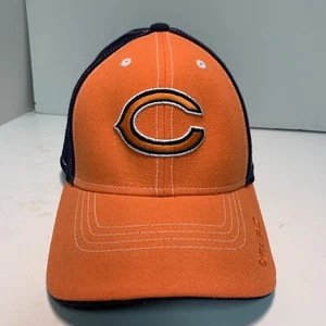 Chicago Bears Orange & Blue Hat Reebok FlexFit NFL OSFA Baseball Cap - Picture 1 of 8
