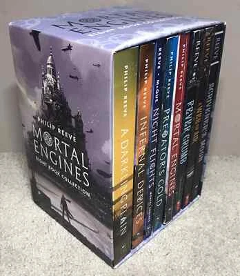 Mortal Engines Philip Reeve 8 Book Collection Box Set Scholastic Science Fiction - Image 1 of 4