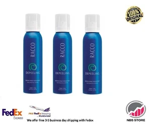 Kit 3x Mousse Depilatorio Depeeling 150ml Creme Para Depilar Racco 3x150ml - Picture 1 of 5