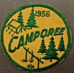 Boy Scout Patch-1956 Camporee Generic Patch - Picture 1 of 2
