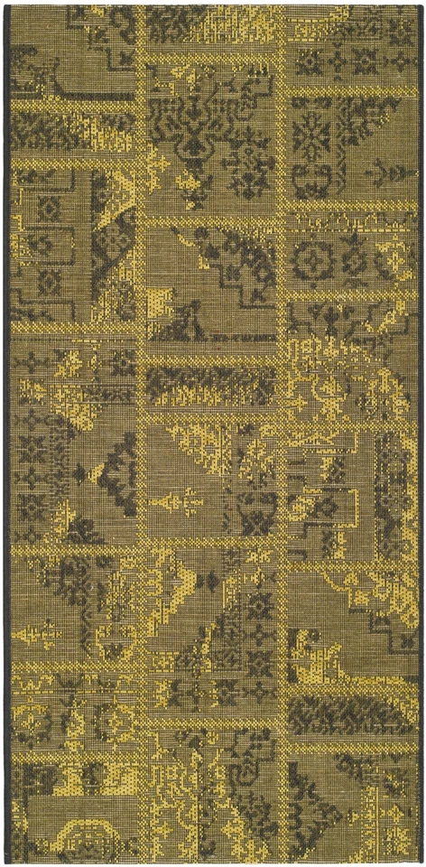Black / Green Safavieh Power loomed Palazzo Area Rug - 2' X 3'-6" - Image 1 of 1