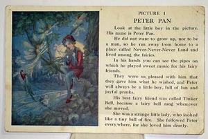 Complete Set 20 Reading Cards Peter Pan, Humphrey Milford, circa 1930s - Picture 1 of 7
