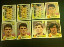 Merlin Uefa Euro 96 team Set Romania Stickers x8 No.’s Listed