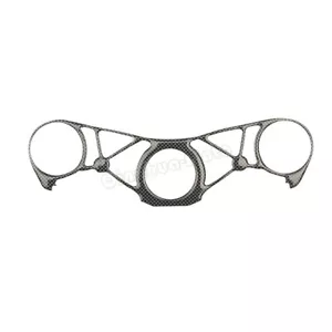 Triple Tree Top Clamp Upper 3D Decal Sticker Pad Fit For Yamaha YZF-R1 2009-2011 - Foto 1 di 3
