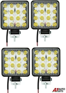 48 W 16 luces de haz puntual de trabajo X4 10-30 V tractor y vehículos agrícolas - Imagen 1 de 11