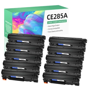 10× CE285A Toner Cartridges Replacement for HP LaserJet Pro M1212NF P1102 P1100 - Picture 1 of 12