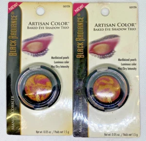 Black Radiance Artisan Color Baked Eyeshadow Trio, Mango Cobbler,0.05 Oz/ 1.5g - Picture 1 of 6